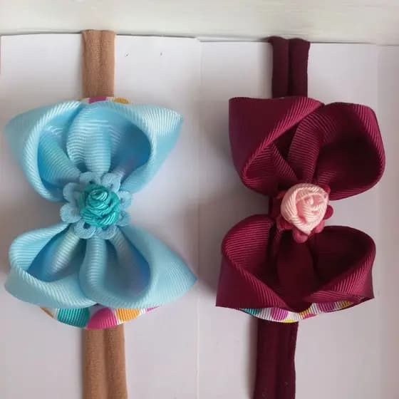 lacinhos infantis faixinhas de cabelo bebê laços de gorgurão bebê