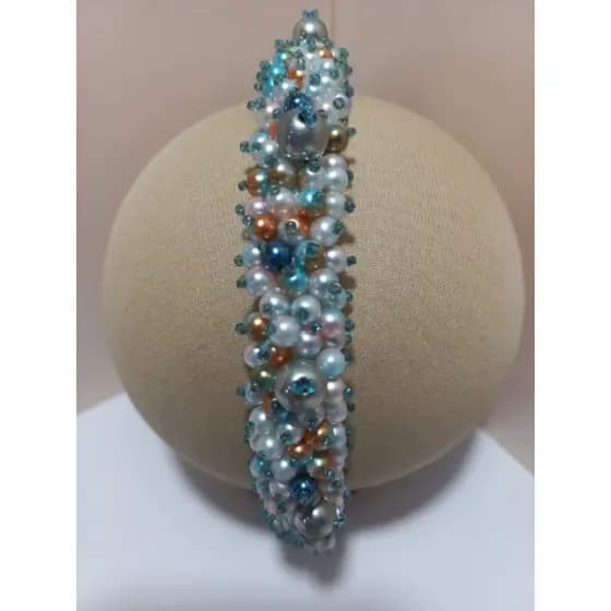 Acessorios de cabelo infantil arcos de cabelo tiaras de pérolas tiaras infantis