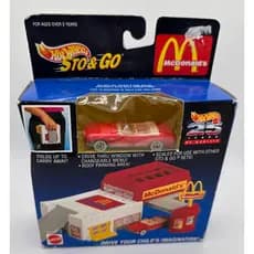 HOT WHEELS MCDONALDS STOP&GO FORD MUSTANG CONVERTIBLE 1965