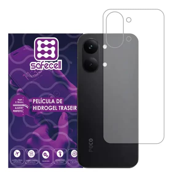 Película Hydrogel Hd Traseira Para Xiaomi Poco X8 Pro Max