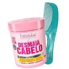 Mascara Forever Liss Desmaia Cabelo 950g Pente Beauty Secret