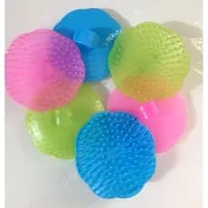 Escova Massageador de Cabelo Cabeça Couro Cabeludo Shampoo Pente Silicone Anti-coceira