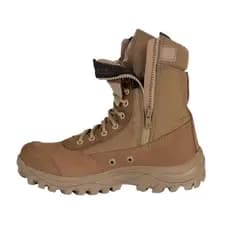 Coturno Bota Airstep 8628-35 Com Ziper Coyote Projeto Cobra