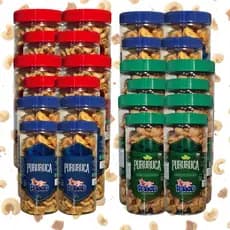 Atacado 24 Potes Torresmo Crocante Pele de Porco 2880g Pacote Econômico Snack Low Carb Sem Glúten