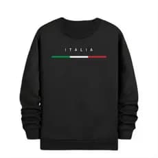 Blusa De Frio Moletom Masculino Italia Gola Redonda Milano