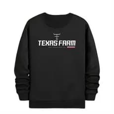 Blusa De Frio Moletom Careca Masculino Texas Farm Gola Redonda