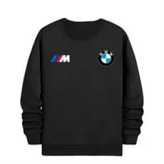 Blusa De Frio Moletom Masculino BMW Moletom Estampado Gola Redonda