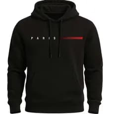 Moletom Canrugu Blusa De Frio Estampado Estilo Paris Unissex Com Capuz E Bolso Premiu
