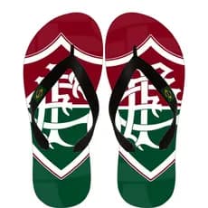 Chinelo Masculino Fluminense Sandalia adulto Time Esporte
