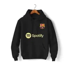 Blusa De Frio Barcelona Time Europeu Moletom Canguru Unissex
