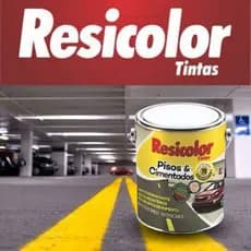 Tinta Piso Resicolor 3,6L Alta Resistência Para Cimento Área Interna e Externa