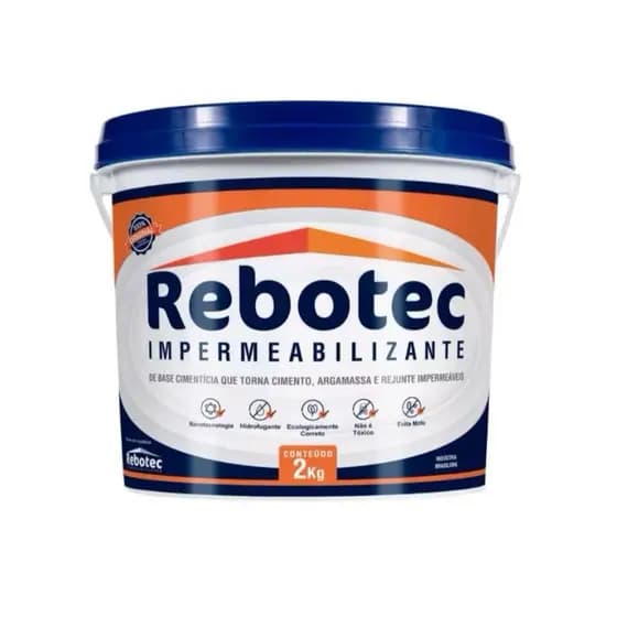 Rebotec Impermeabilizante Hidrofugante Nanotécnico 2Kg Original