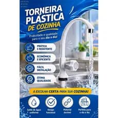 Torneira alta qualidade modelo parede e bancada compatível  1/2