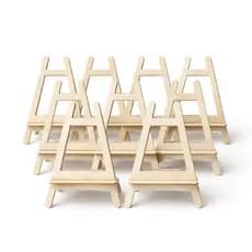 Kit até 30 Mini Cavalete em MDF Cru Gold 3mm LorenMix | Decoração, Lembrancinhas, Fotos e Artesanato