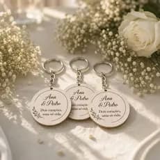 Kit Chaveiro Lembrancinha Personalizada para Casamento Noivado Chá de Panela Chá Revelação Festa