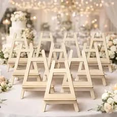 Kit Mini Cavalete em MDF Cru 3mm – LorenMix | Decoração, Lembrancinhas, Fotos e Artesanato