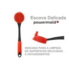Escova Sicilone Limpeza para superfícies delicadas e antiaderentes Powermaid Camesa