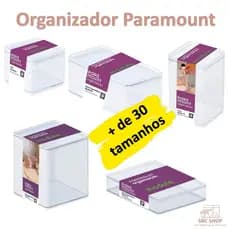 Caixa Organizadora Transparente Module Pequeno Médio Grande (acrílico) Paramount