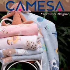 Cobertor Bebê Baby Estampado Microfibra 200g/m² Infantil Antialérgico 80x110 Menina Menino Camesa