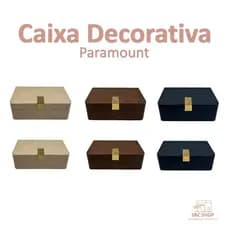 Caixa Decorativa 26x14X8 cm ou 32X17X8 cm Paramount