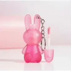 Lip Gloss Mágico Bani Coelho Com Brilho E Chaveiro - 2 Ml Transparente