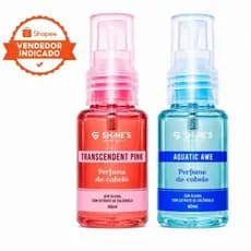 Kit 2 Perfumes de Cabelo Shine’s LANÇAMENTO Sem Álcool | Cabelo Perfumado o Dia Todo - Frete Gratis