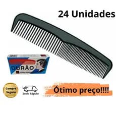 Pente De Bolso Inquebrável Salão Cabelo Barba Bigode - 24 Unidades