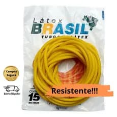 Elástico Borracha, Tubo de Látex, Garrote, Mangueira, Estilingue, Torniquete 15 metros nº201 e nº203