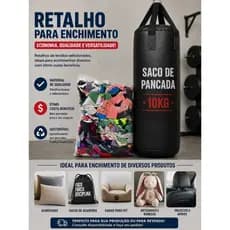 Retalhos de Tecidos Para Enchimento-10KG-pronta entrega