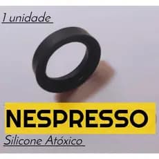 Vedação Silicone ( 1 peça ) Borracha Gaxeta Retentor Anel Cafeteira Nespresso.