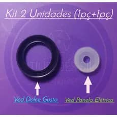 Kit 1pç vedação Silicone pino Panela Pressão elétrica+1pç vedação Cafeteira Dolce Gusto