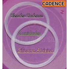 Kit Anel Vedação Silicone Compatível Base Lamina Rotativa Blender Cadence (2 unidades)