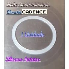 Anel Vedação Silicone Tampa Copo Blender Cadence.