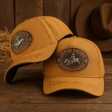 Boné Country Masculino Vaquejada Cavalo Bordado Ajustável Envio Imediato
