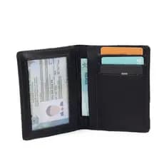 Carteira Masculina Porta Cartão Espaço Para Notas Cartões Cédulas CNH Em Couro