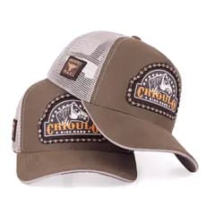 Boné Country Cavalo Crioulo Estilo Rodeio Trucker Telinha Aba Curva Ajustável