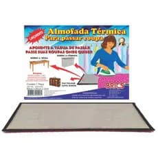 Almofada Térmica Tabua de Passar Roupa Manta Portátil 90x45cm BRICS Praticidade e Conforto