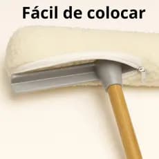 Capa De Rodo Para Limpeza Limpe Mais Brics Tira Pó Luva De Rodinho Mop Pano Sherpa 40 cm 30cm