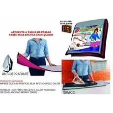 Manta Térmica Almofada Para Passar Roupa BRICS 90X45CM Portátil Trocador Ginastica