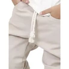Calça infantil  Jogger Masculina Com Cordão  Com Punho Sarja 4 Bolso