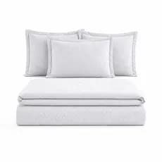 Coxa Cocha Colcha Cobre Leito Jogo Roupa Cama Edredom Solteiro 2 Pçs Matelado Basico Simples Branco