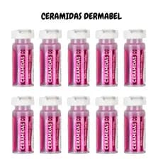 Ampola de Vitamina Ceramidas Selador de Cutículas Brilho e Força Capilar 2,8ml Dermabel