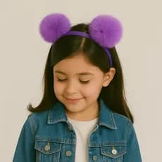 Tiara pompom infantil maria clara /tiara pompom grande  POLIANA/tiara pompom pelúcia