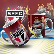 Canecas Personalizadas Torcedor Tricolor Canecas 100% Porcelana  Caneca Colecionável Exclusiva