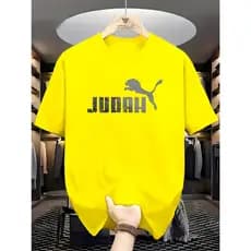Camiseta Algodão Judah Leão de Judá – Estampa Cristã Estilo Streetwear