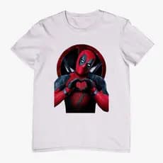 Camiseta Masculina Algodão Deadpool Promoção Manga Curta