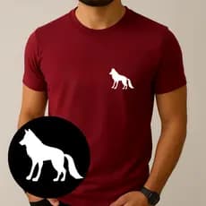 Camiseta Masculina Básica Algodão Premium Minimalista Logo Pequeno Casual Streetwear P ao GG