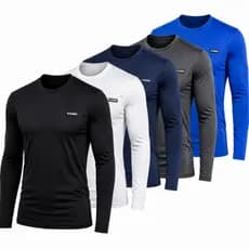 Kit 4 ou 2 Camisas UV Manga Longa Blusa Térmica Masculina