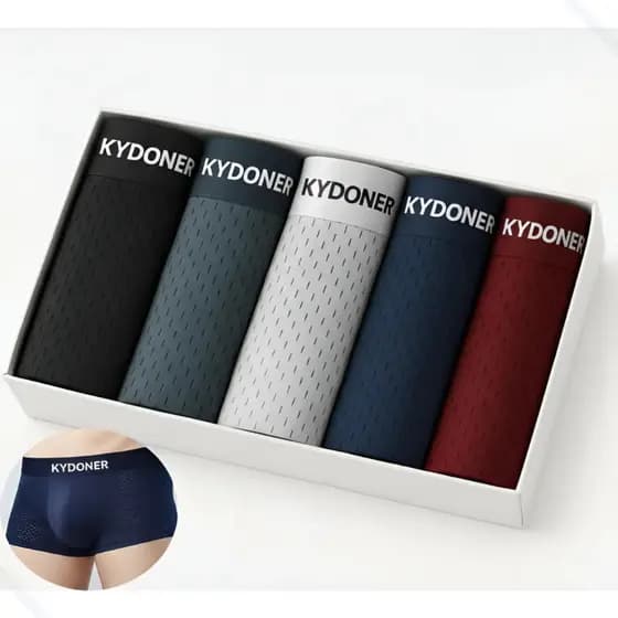 Kit 8 ou 4 Cuecas Box Boxer Dry Fit Tecido Furadinho Respirável