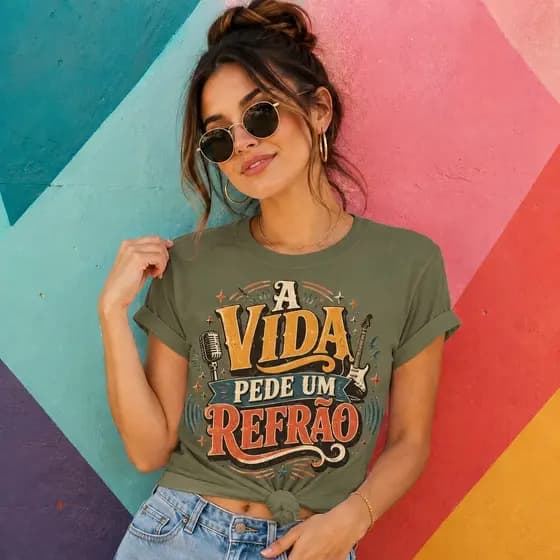 camiseta estampada, camiseta unissex, camiseta casual, camiseta manga curta, camiseta frase, camiseta música, camiseta r
